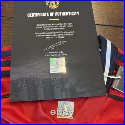 Official Manchester United Team Signed Home Shirt 2025/26 With Official Club COA