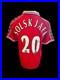 Ole Gunnar Solskjær Manchester United 1998-99 Hand Signed Retro Home Shirt