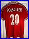 Ole Gunnar Solskjaer Manchester United 1996 Number 20 Home Shirt Signed COA