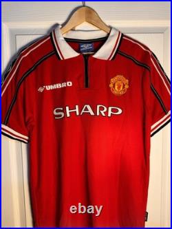 Ole Gunnar Solskjaer Manchester United 1996 Number 20 Home Shirt Signed COA