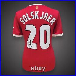 Ole Gunnar Solskjaer Manchester United Signed Shirt Private Signing £199