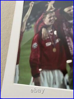 Ole Gunnar Solskjaer SIGNED Photo Manchester United with COA