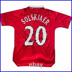 Ole Gunnar Solskjaer Signed Manchester United 99' Shirt