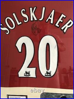 Ole Gunnar Solskjaer Signed Manchester United Shirt With COA