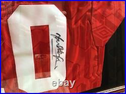 Original Mark Hughes 1992 1994 Manchester United Signed