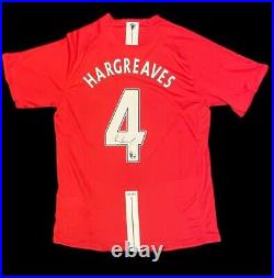 Owen Hargreaves Genuine Signed Manchester United Home Shirt 07/09