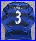 Patrice Evra #3 Hand Signed 2011/13 Manchester United Away Shirt with COA AFTAL