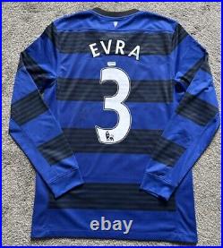 Patrice Evra #3 Hand Signed 2011/13 Manchester United Away Shirt with COA AFTAL Patrice Evra #3 Hand Signed 2011/13 Manchester United Away Shirt with COA AFTAL