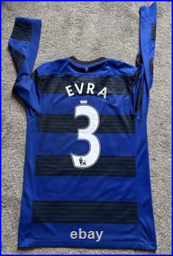 Patrice Evra #3 Hand Signed 2011/13 Manchester United Away Shirt with COA AFTAL Patrice Evra #3 Hand Signed 2011/13 Manchester United Away Shirt with COA AFTAL