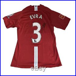 Patrice Evra match worn shirt signed FA Community Shield Manchester United shirt