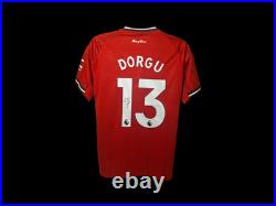 Patrick Dorgu Signed Manchester United 25/26 Football Shirt COA