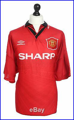 Paul Ince Signed Manchester United 1996 #8 Home Shirt Autograph Jersey + COA