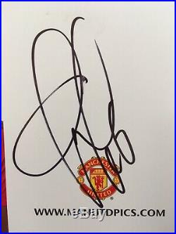 Paul Pobga Manchester United Signed Club Card Very Rare