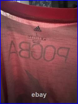 Paul Pogba Manchester United Signed Match Shirt Large
