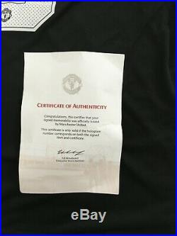 Paul Pogba Signed Manchester United Away Shirt Black, No. 6, 17/18 (very rare)