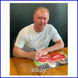 Paul Scholes And Ryan Giggs Signed Manchester United Photo