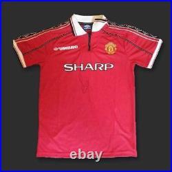 Paul Scholes Manchester United Signed 1999 Shirt