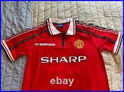 Paul Scholes & Ryan Giggs Signed Manchester United 1999 Treble Shirt