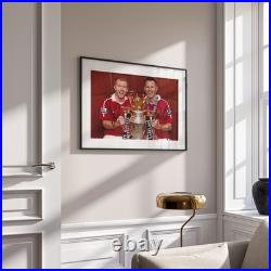 Paul Scholes & Ryan Giggs Signed Manchester United Photo Man Utd Autograph COA