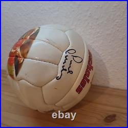 Paul Scholes Signed Football Manchester United 1999 England Umbro Sharp Sponser