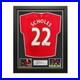 Paul Scholes Signed Manchester United 2011-12 Football Shirt. Standard Frame