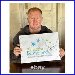 Paul Scholes Signed Manchester United 2011-12 Football Shirt. Superior Frame