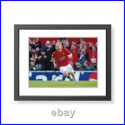 Paul Scholes Signed Manchester United Photo Man Utd Autograph COA