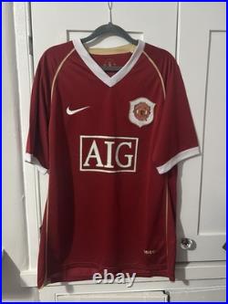 Paul Scholes Signed Manchester United Retro Shirt With Beckett Authenticated COA