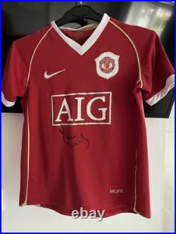 Paul Scholes Signed Manchester United Shirt