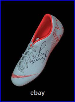 Paul Scholes Signed Nike Football Boot With Coa & Proof Manchester United