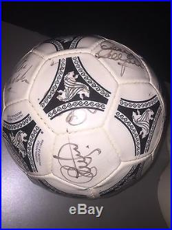 Peter Beardsley Hat Trick Signed Match Ball Liverpool Manchester United 1990-91