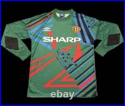 Peter Schmeichel Genuine Signed Manchester United 1992/94 Goalkeeper Shirt