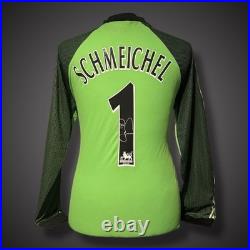 Peter Schmeichel Hand Signed Football Shirt Manchester United With COA £225