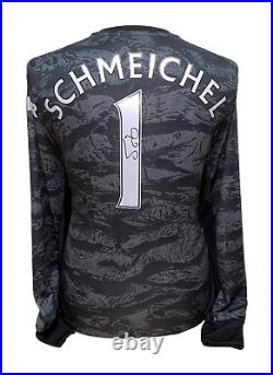 Peter Schmeichel Signed Manchester United Goalkeeper Shirt Football See Proof