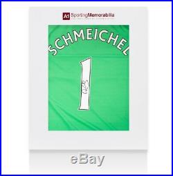 Peter Schmeichel Signed Manchester United Goalkeeper Shirt Number 1 Gift Box