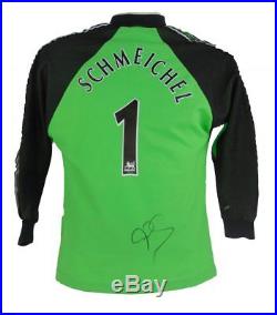 Peter Schmeichel Signed Manchester United Treble Winners Gk Football Shirt 1999