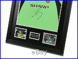 Peter Schmeichel Signed Shirt Framed Autograph Manchester United GK Memorabilia
