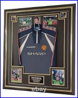 Peter Schmeichel of Manchester United Signed Shirt Autographed Jersey