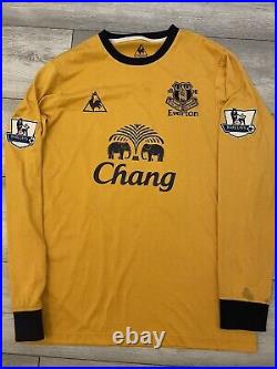 Phil Neville Signed Match Worn Everton Shirt 2011/12 England Manchester United