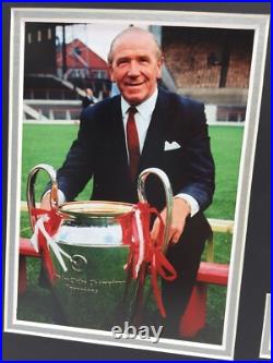RARE Sir Matt Busby Manchester United Signed Photo Display + COA AUTOGRAPH RARE Sir Matt Busby Manchester United Signed Photo Display + COA AUTOGRAPH