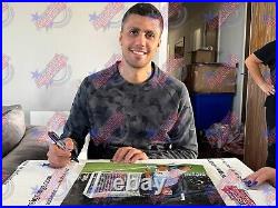 RODRI SIGNED CHAMPIONS LEAGUE 2023 FINAL 16x12 MANCHESTER CITY PHOTO SEE PROOF