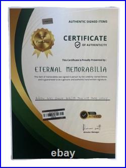 RÚBEN DIAS Hand Signed Manchester City 24/25 Away Football Shirt Proof/COA