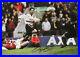RYAN GIGGS SIGNED 16×20 MANCHESTER UNITED 1999 FA CUP FOOTBALL PHOTO PROOF COA
