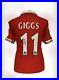 RYAN GIGGS Signed Manchester United Shirt Private Signing £180