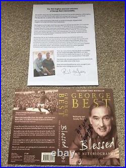 Rare George Best Signed Book Proof Design + Agent COA Manchester United Ireland