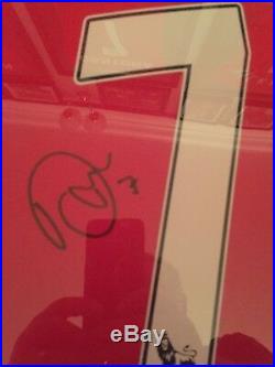 Rare Manchester United Signed Shirt Signed by Angel Di Maria with COA