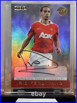 Rio Ferdinand Auto /150 Topps Authentics Record Signing Manchester United