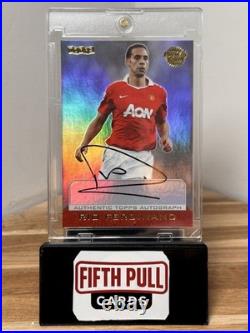 Rio Ferdinand Auto /150 Topps Authentics Record Signing Manchester United