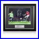 Robin Van Persie Signed Manchester United Football Photo Volley. Deluxe Frame