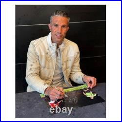 Robin Van Persie Signed Manchester United Football Photo Volley. Deluxe Frame Robin Van Persie Signed Manchester United Football Photo Volley. Deluxe Frame